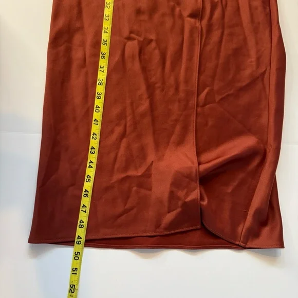 BHLDN Dylan One-Shoulder Satin Side-Slit Gown - Picture 16 of 16